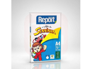 Papel Sulfite Report Senninha A4 75g 100 Folhas