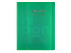 Pasta Catálogo Clear Book A4 40 Plasticos Verde