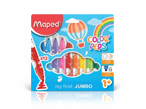 Canetinha 12 Cores ColorPeps Jumbo – Maped